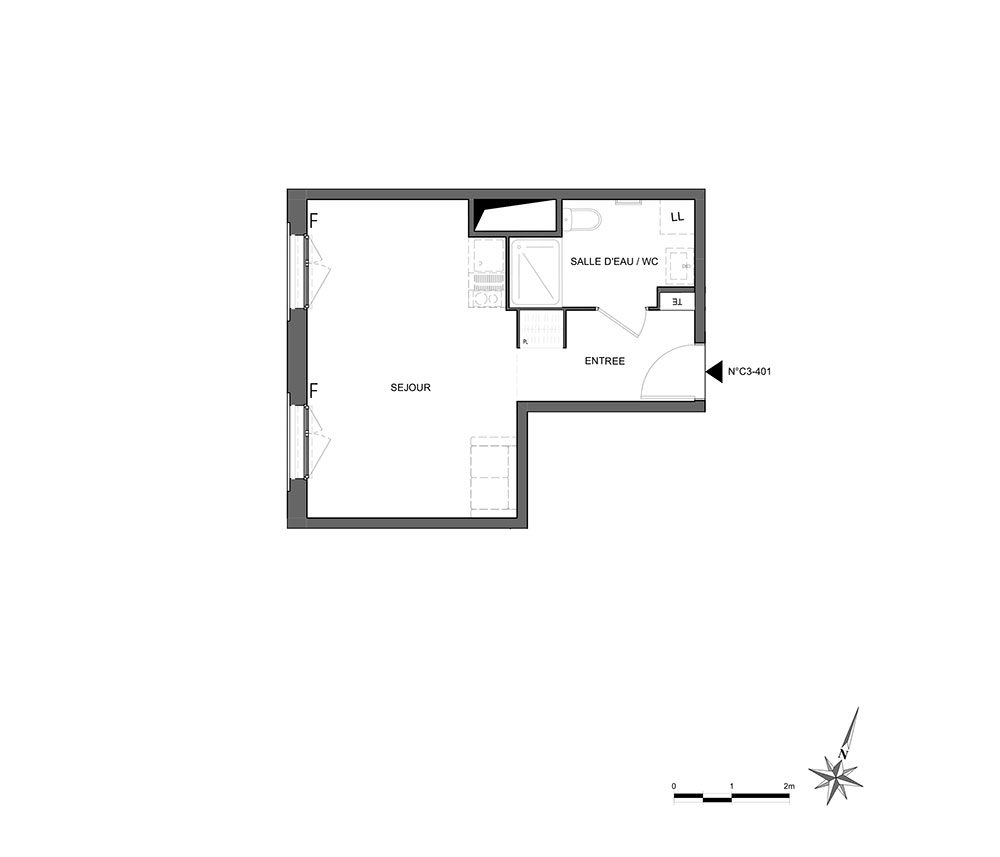 Villa Tassigny - Cages C1 - C2 -C3