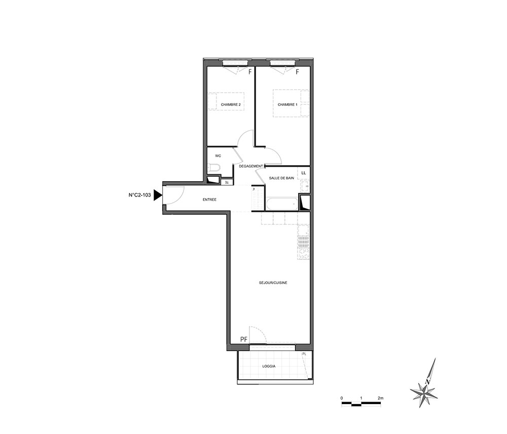 Villa Tassigny - Cages C1 - C2 -C3