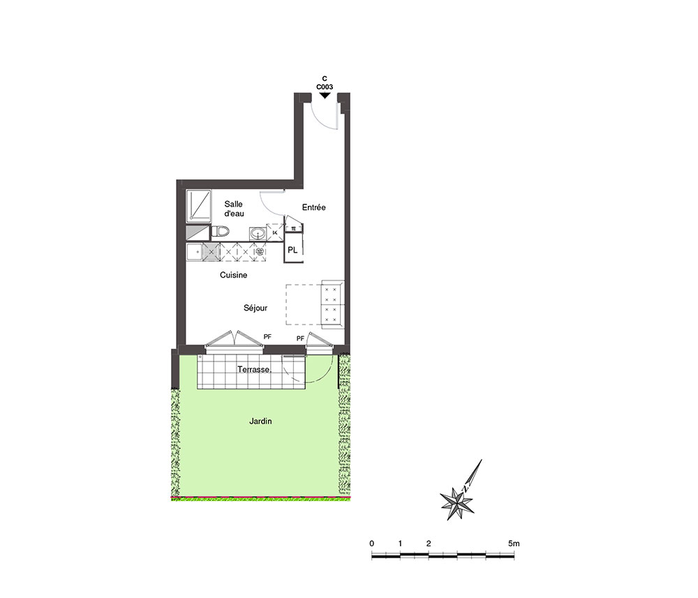 Hameau de Calyx - L'Iris - Bat C