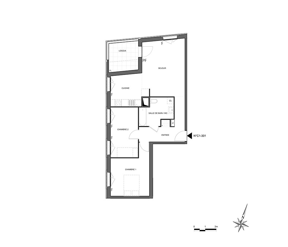 Villa Tassigny - Cages C1 - C2 -C3