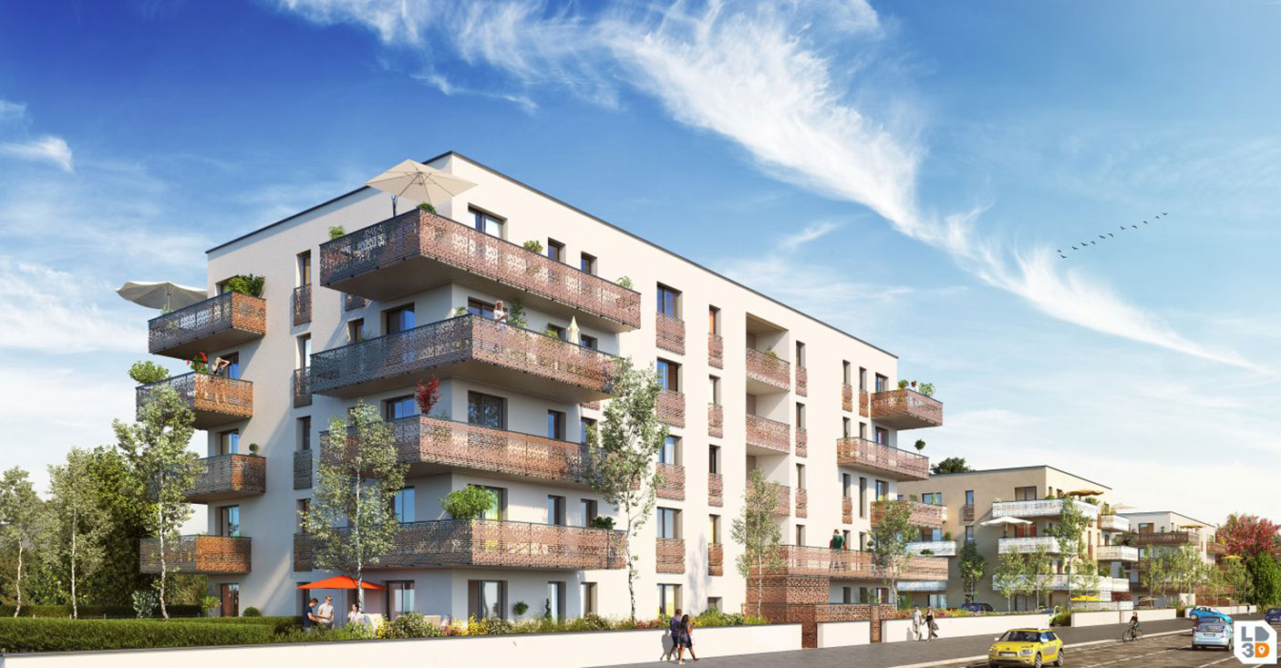 L'ariane2, programme neuf à Huningue Peterson.fr