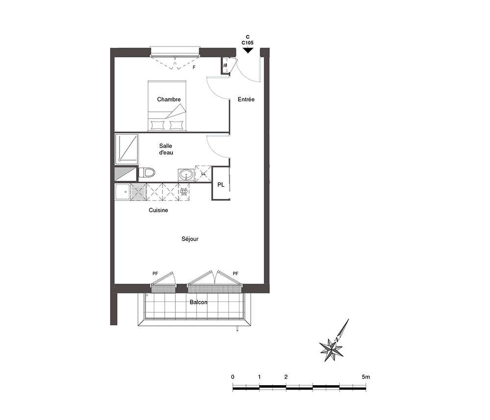 Hameau de Calyx - L'Iris - Bat C