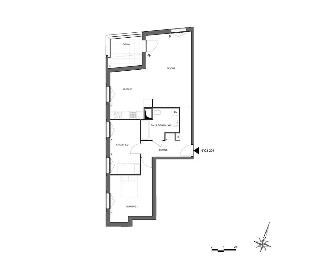 Villa Tassigny - Cages C1 - C2 -C3