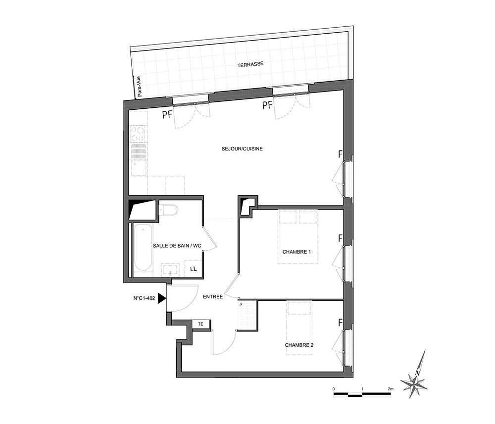 Villa Tassigny - Cages C1 - C2 -C3