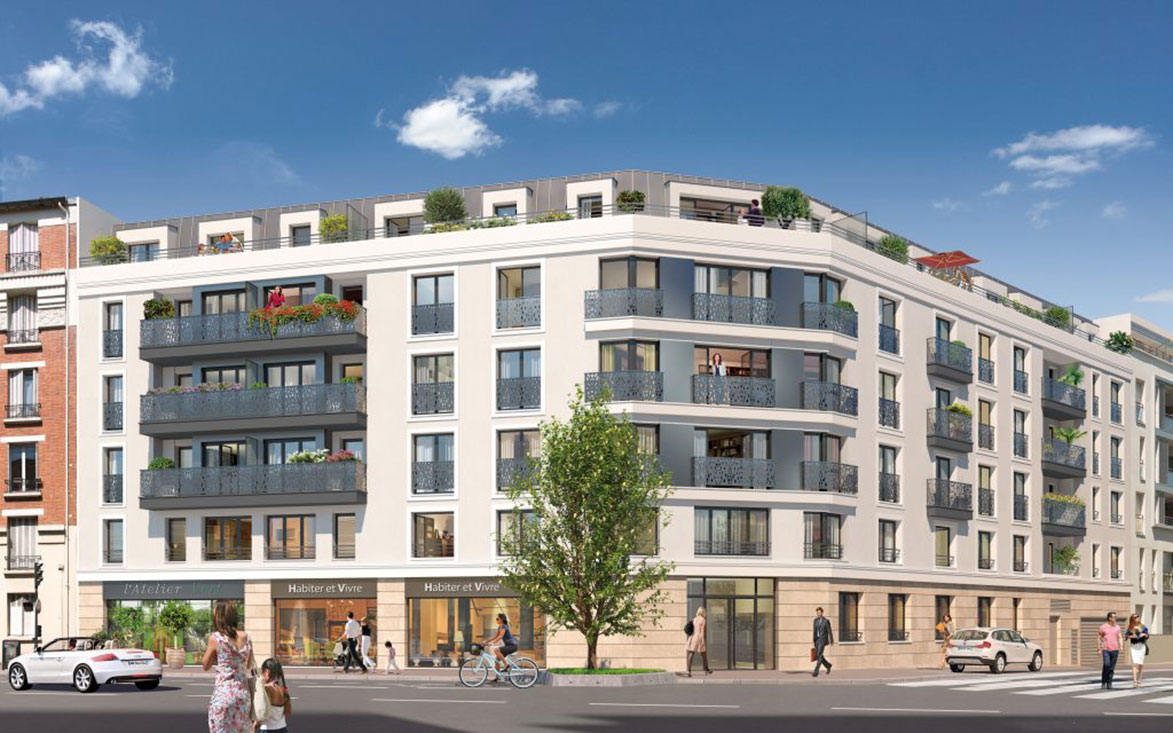 Le Voltaire, programme neuf à Asnières-sur-Seine | Peterson.fr