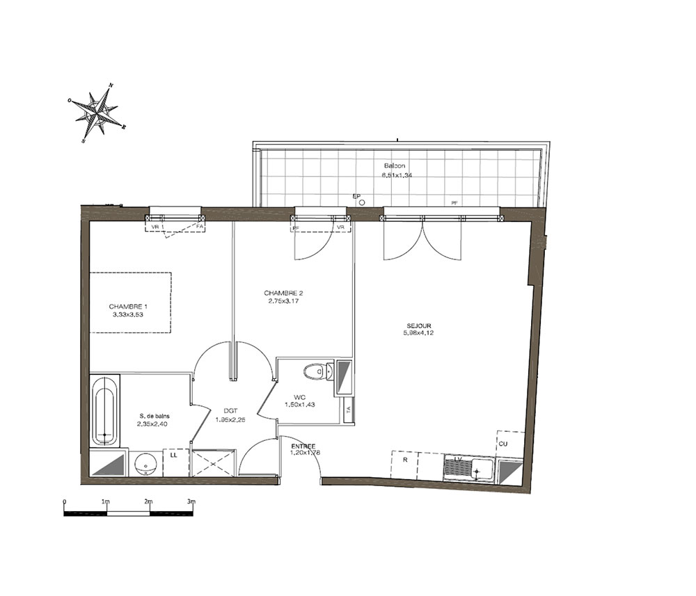 Jardins Bellevue T1- Colombes