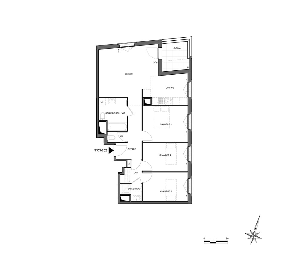 Villa Tassigny - Cages C1 - C2 -C3