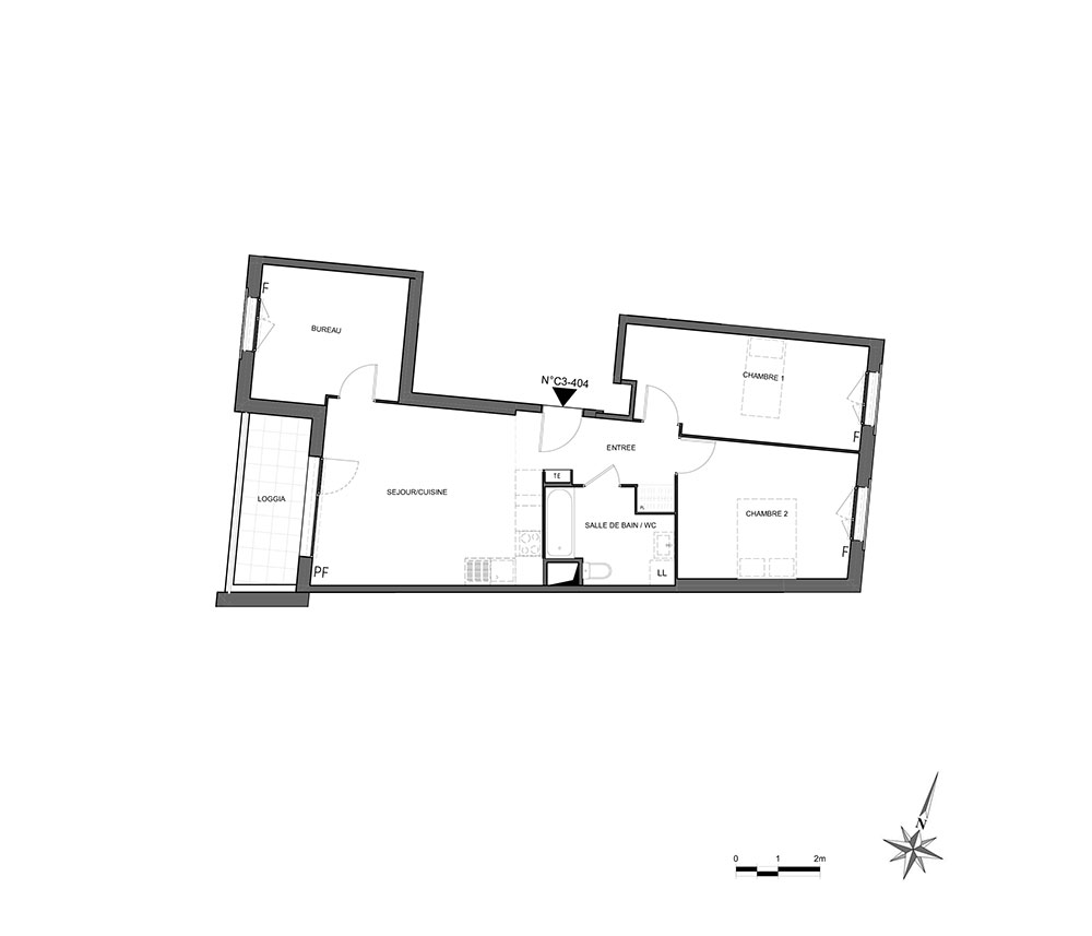 Villa Tassigny - Cages C1 - C2 -C3