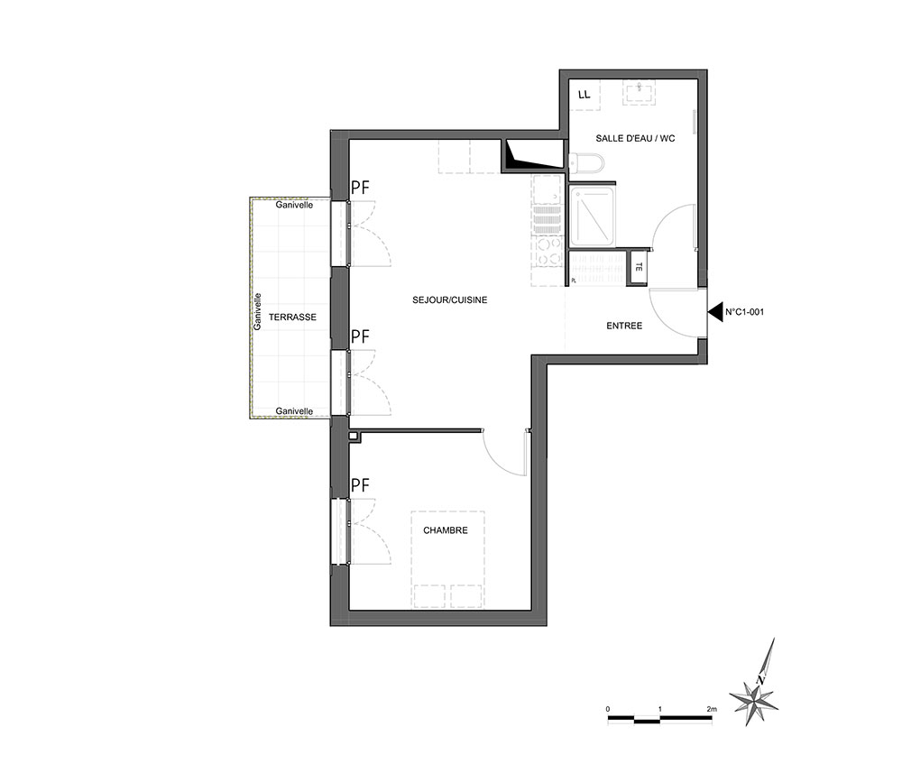 Villa Tassigny - Cages C1 - C2 -C3