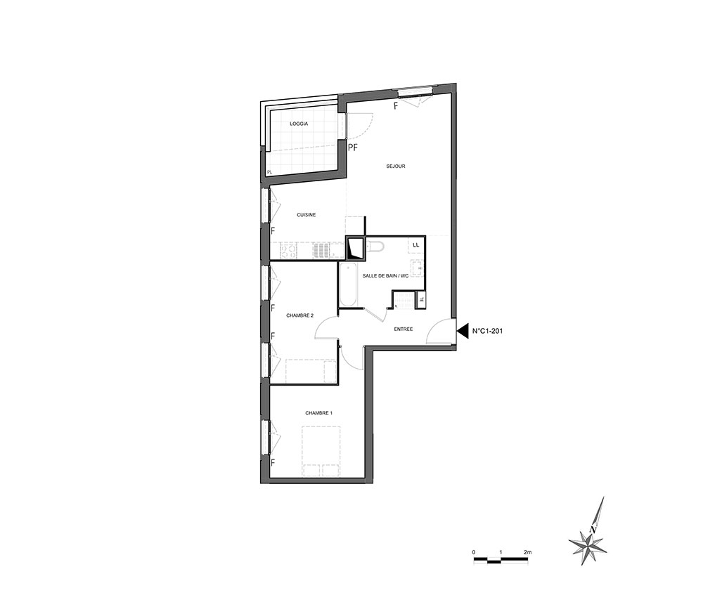 Villa Tassigny - Cages C1 - C2 -C3