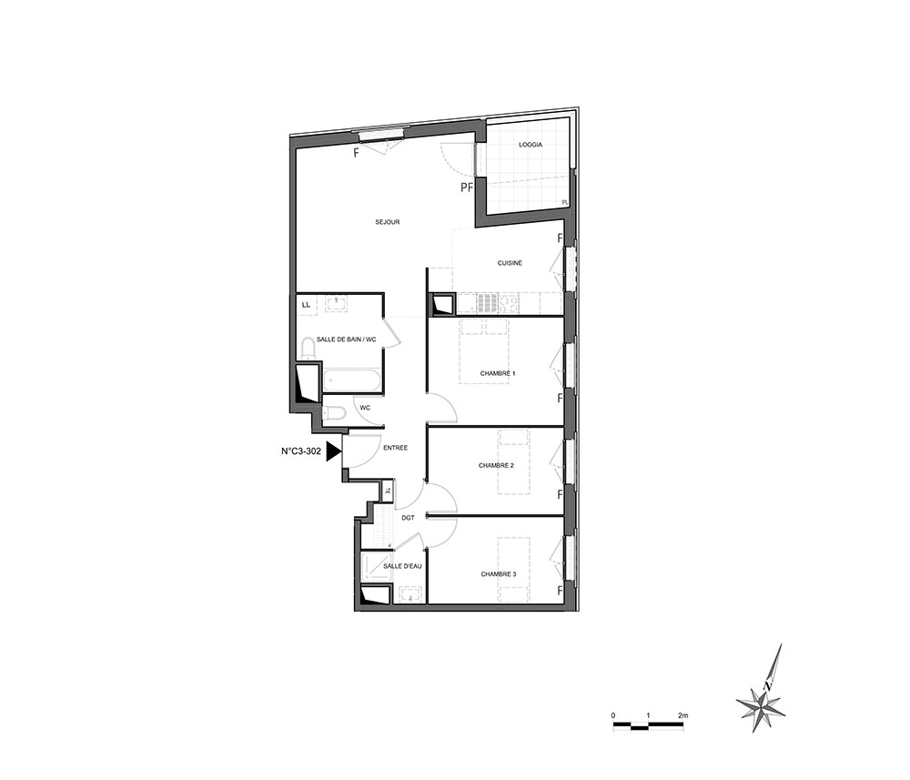 Villa Tassigny - Cages C1 - C2 -C3