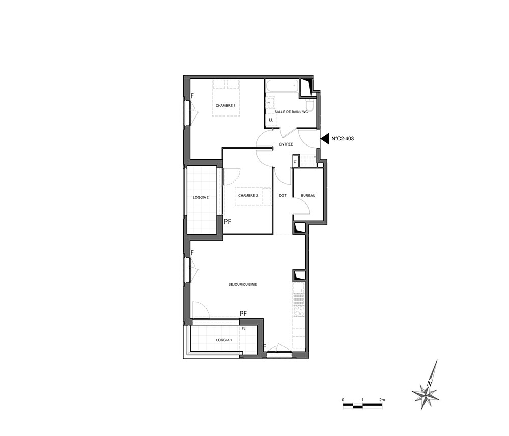 Villa Tassigny - Cages C1 - C2 -C3