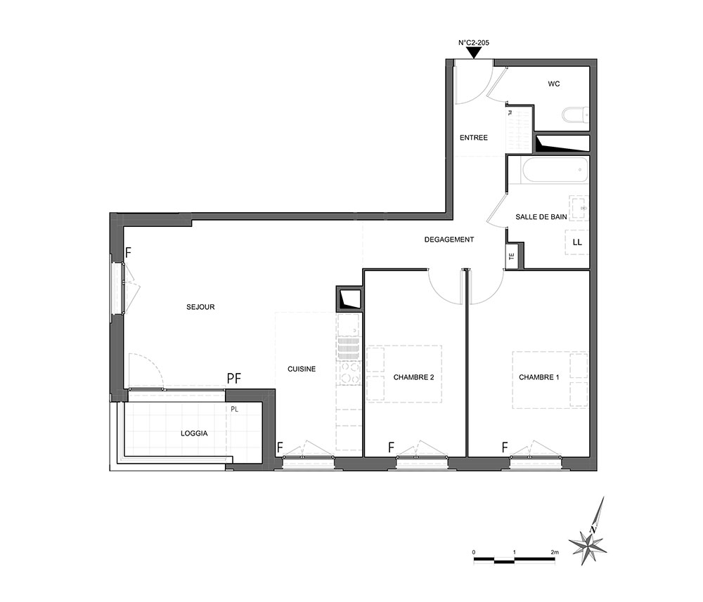 Villa Tassigny - Cages C1 - C2 -C3