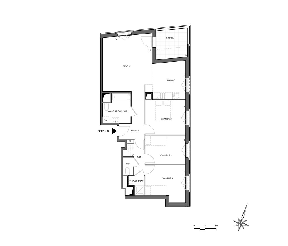 Villa Tassigny - Cages C1 - C2 -C3