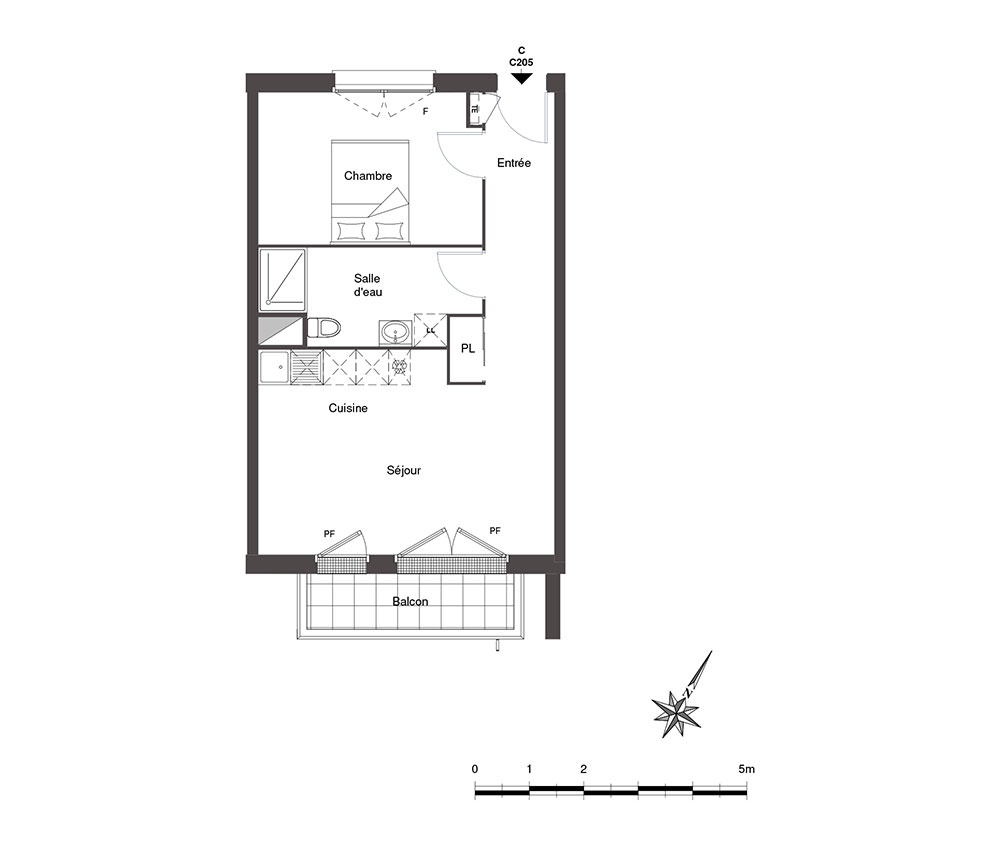 Hameau de Calyx - L'Iris - Bat C